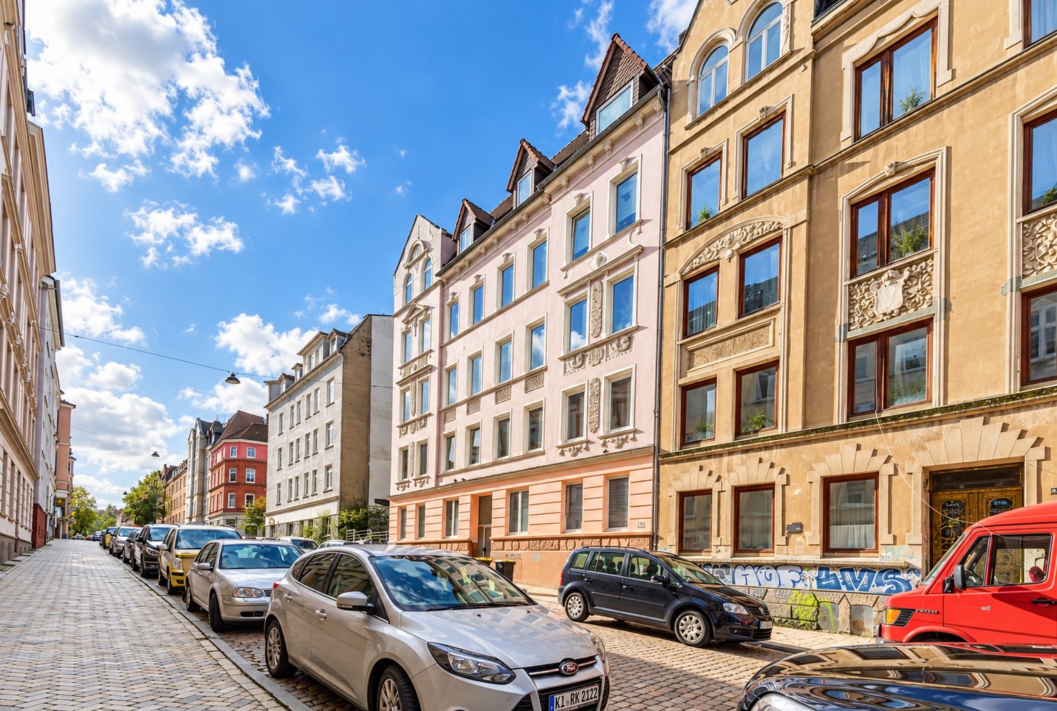 Ø 3.085 €/m²: 6 vermietete Altbauwohnungen in Kiel-Gaarden, einzeln erwerbbar – ab 191.500 €